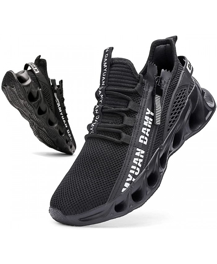 FUJEAK Mens Running Shoes Fashion Sneakers Gym Athletic Workout Cross Training Sport Comfortable Walking Tennis Shoes