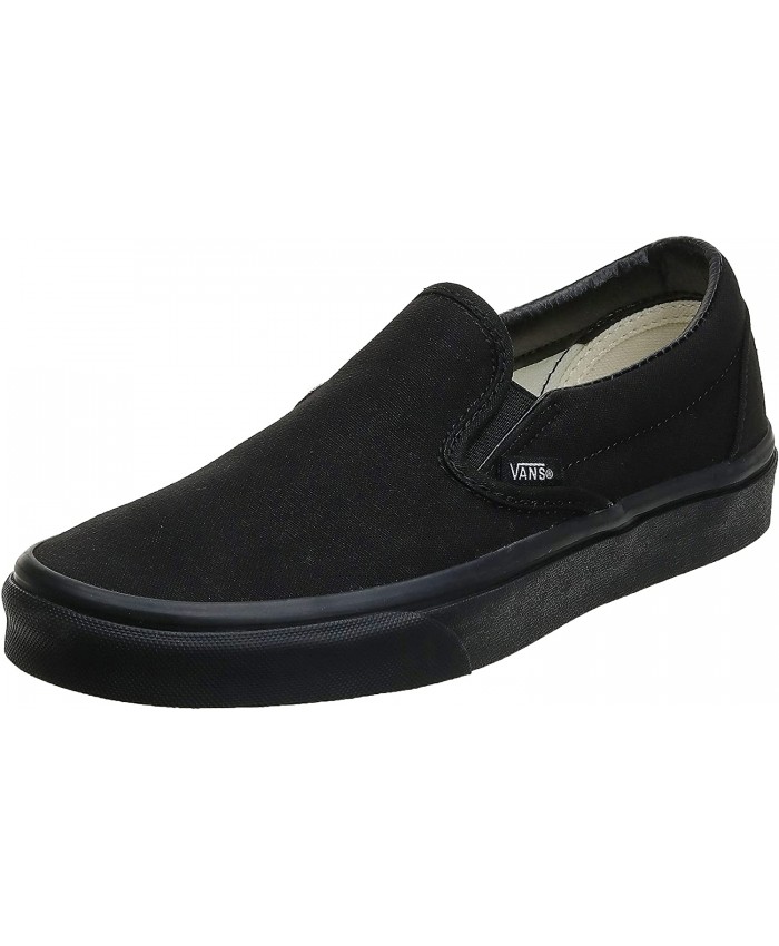 Vans Unisex Adult Classic Slip-On Shoes in Black Black Size: 4 DM US Mens 5.5 BM US Womens Color: Black Black