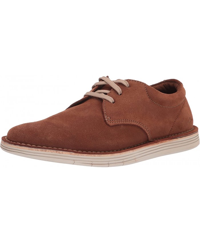 Clarks Men's Forge Vibe Oxford Sneaker Cola Suede 11