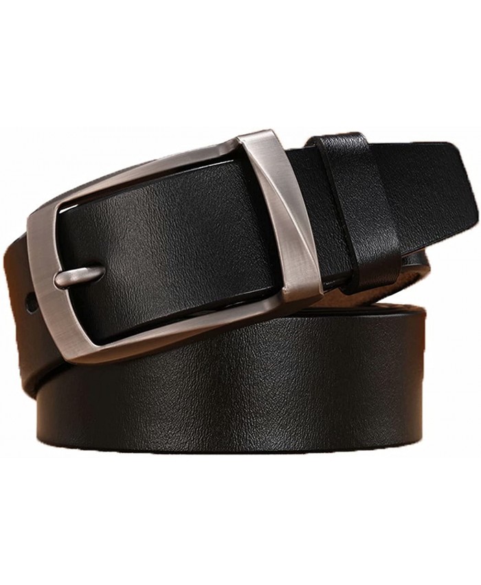 Necoluco Mens Leather Belt Classic Casual Belt Dress Size 34-44