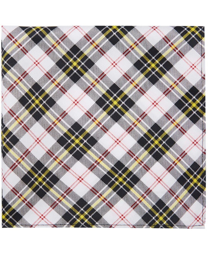 Jacob Alexander Royal Tartans Plaid Pocket Square Handkerchief