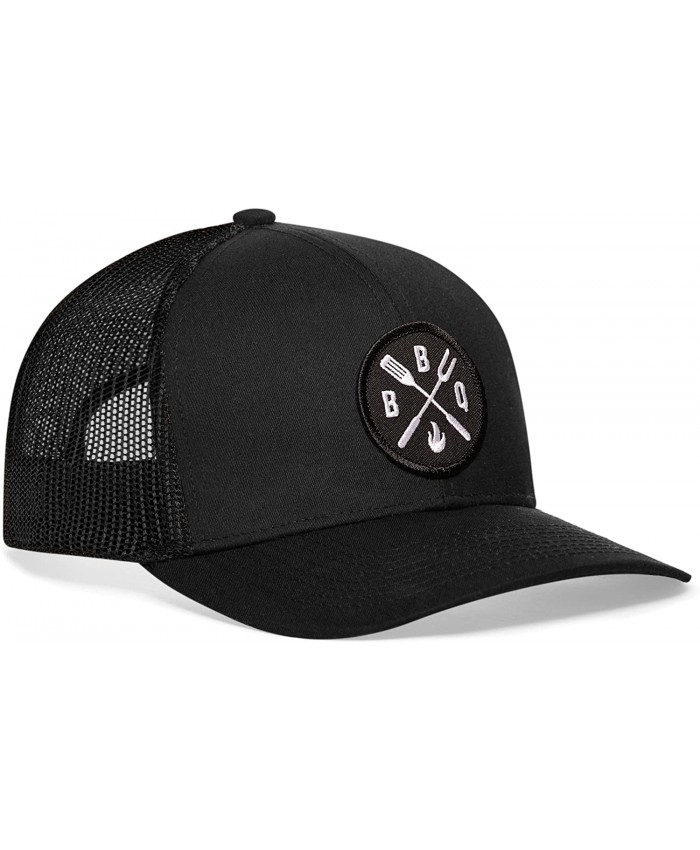 HAKA City Trucker Hat for Men & Women Adjustable Baseball Hat Mesh Snapback Sturdy Outdoor Black Golf Hat