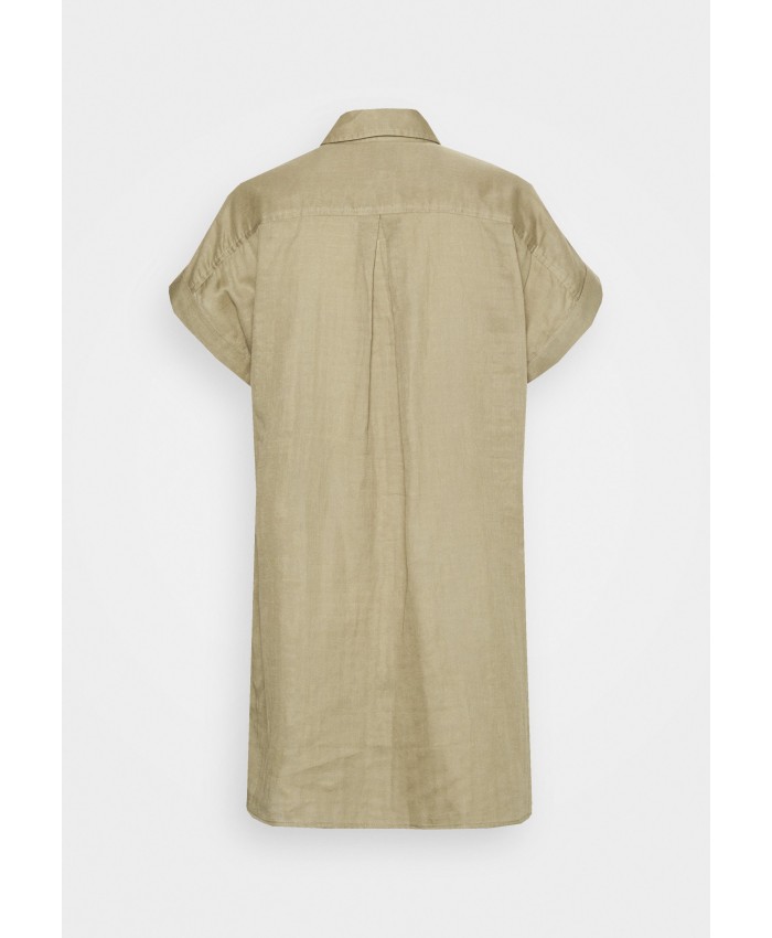 Ladies Skirt Series Shirt Dresses | Banana Republic Petite Shirt dress - tate olive/green B3E21C006-M11
