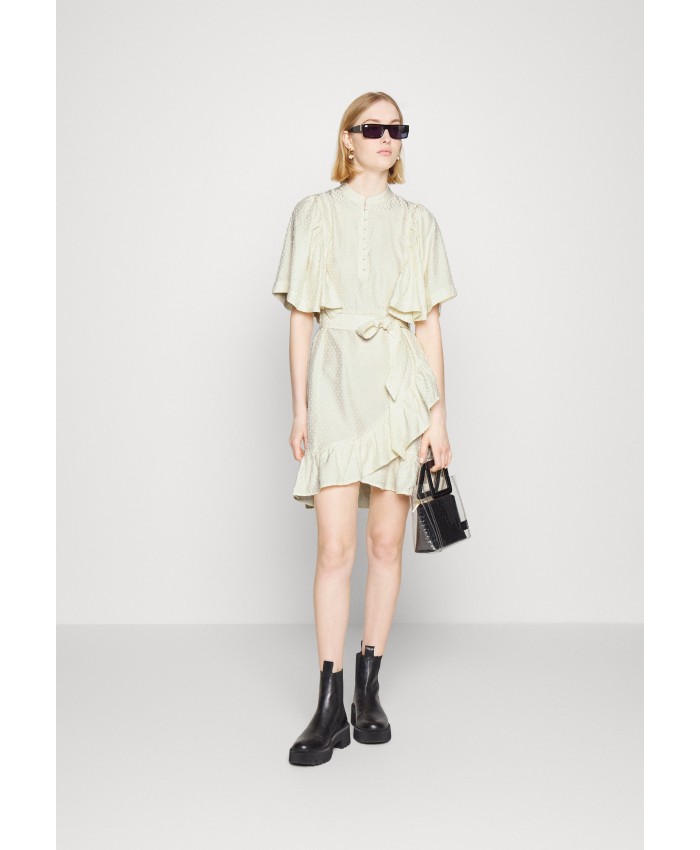 Ladies Skirt Series Shirt Dresses | Bruuns Bazaar LILIANE CONSTANCE DRESS - Shirt dress - summer melon/yellow BR321C09V-E11