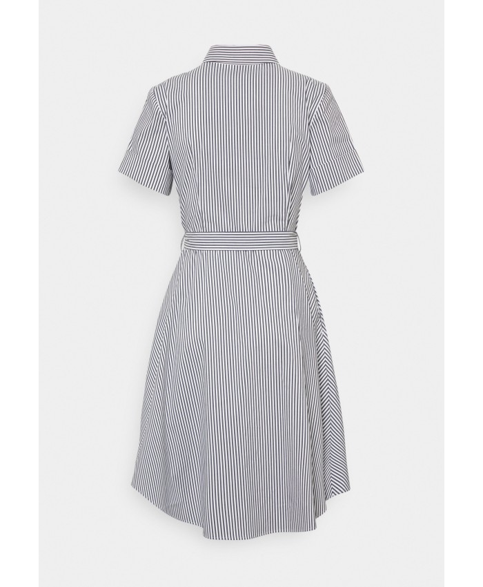Ladies Skirt Series Shirt Dresses | HUGO KEKALIANA - Shirt dress - navy/white/mottled dark blue HU721C0JL-K12