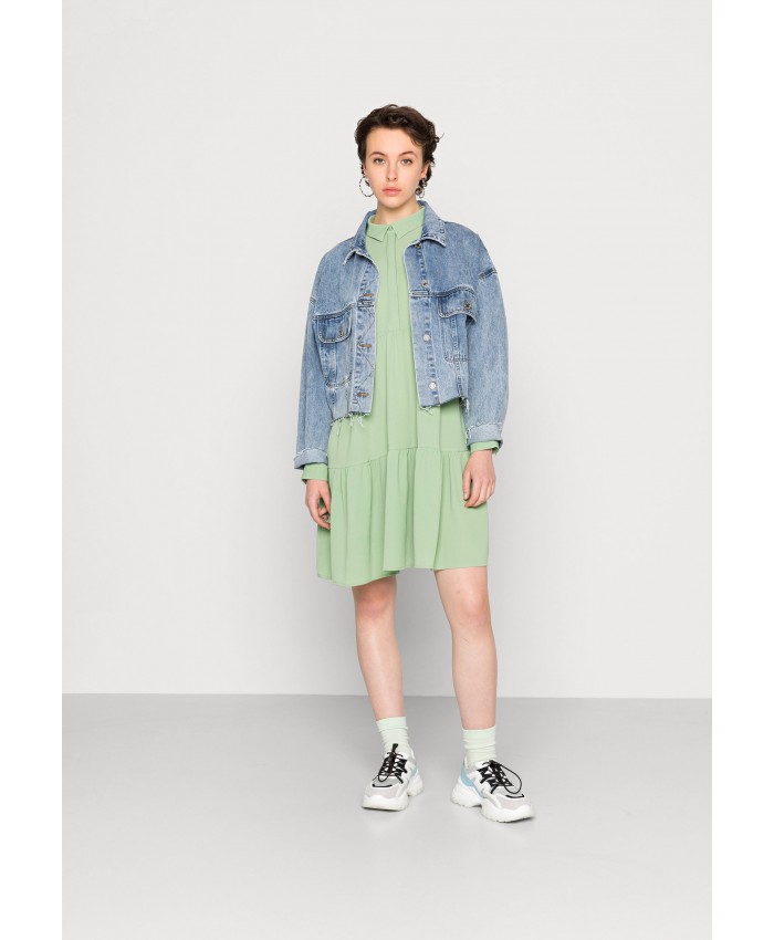 Ladies Skirt Series Shirt Dresses | JDY JDYPIPER DRESS - Shirt dress - basil/light green JY121C0FS-M12