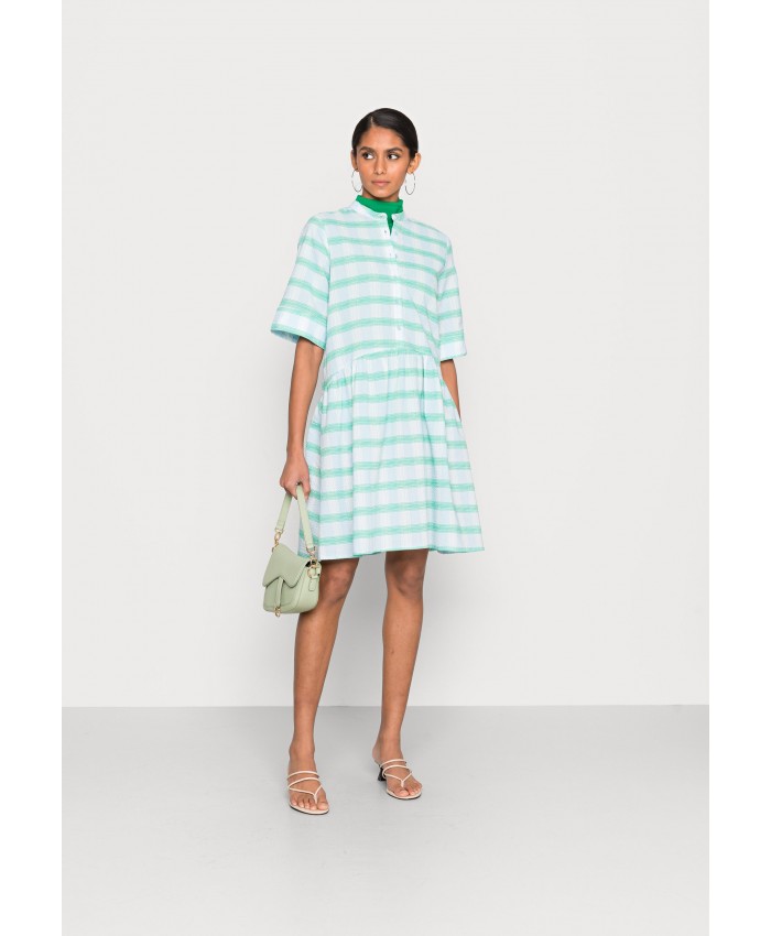 Ladies Skirt Series Shirt Dresses | mbyM ALBANETTE - Shirt dress - magnolias green/green MB121C0F8-M11