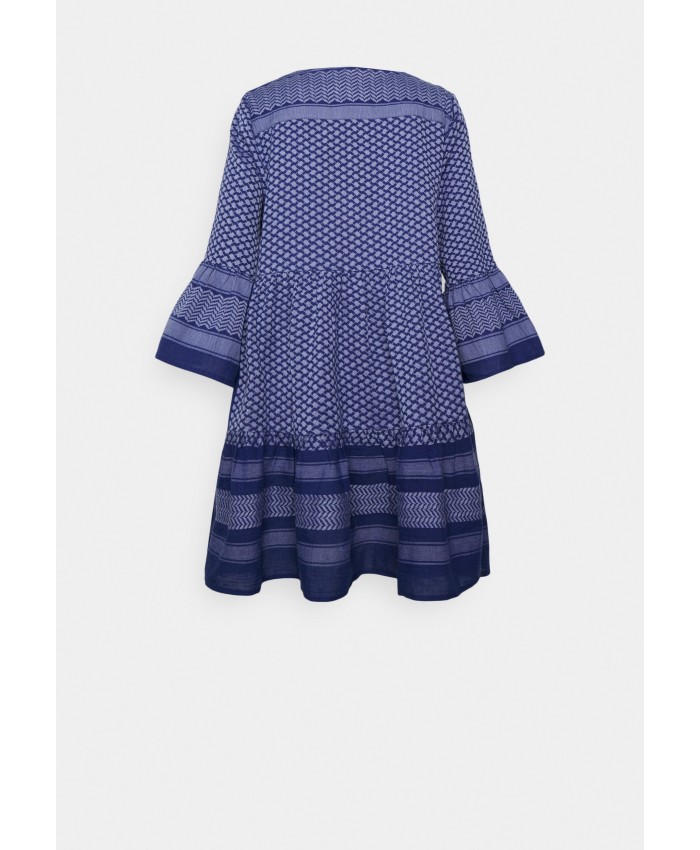 Ladies Skirt Series Shirt Dresses | SUMMERY Copenhagen JULIA DRESS - Shirt dress - blue/lavender violet/dark blue CEC21C03T-K12