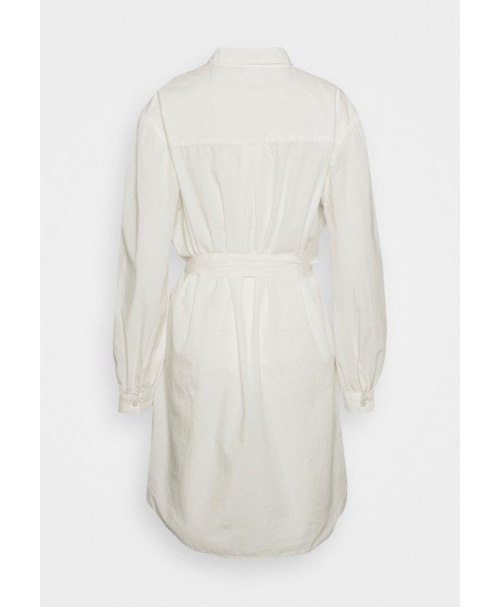 Ladies Skirt Series Shirt Dresses | VILA TALL VITYLLA BELT DRESS - Shirt dress - cloud dancer/white V0A21C00N-A11