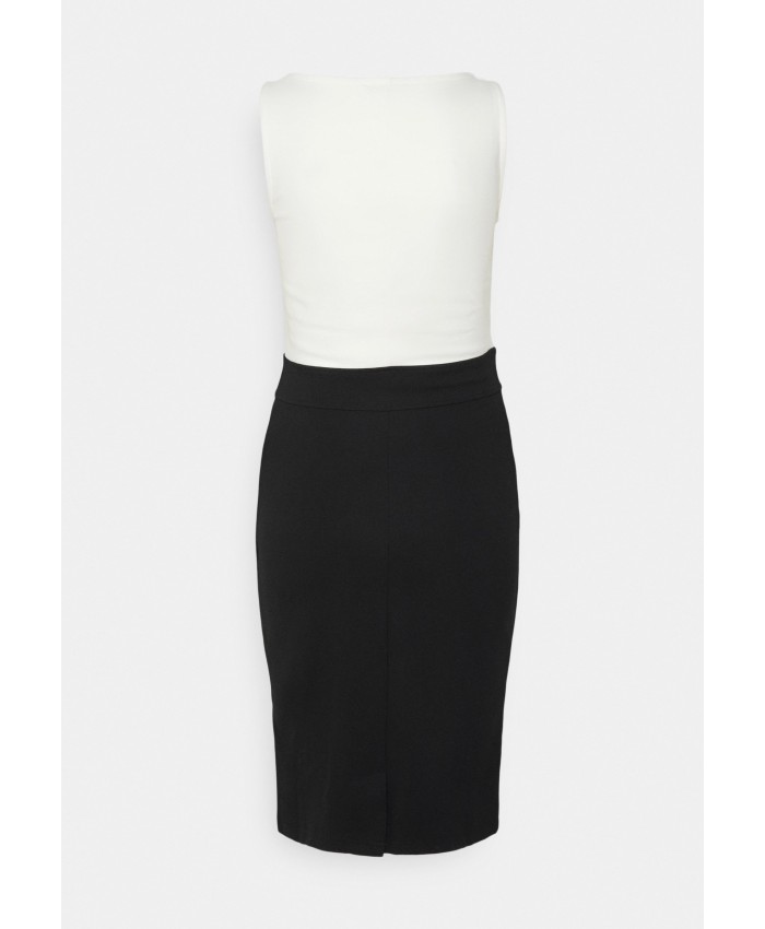 Ladies Skirt Series Jersey Dresses | Anna Field Jersey dress - white/black/white AN621C1RW-A11