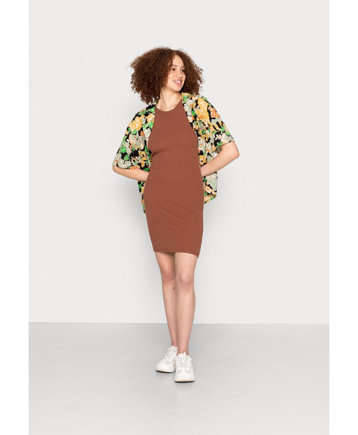 Ladies Skirt Series Jersey Dresses | Cotton On RACER MINI DRESS - Jersey dress - desert brown/brown C1Q21C02F-O11