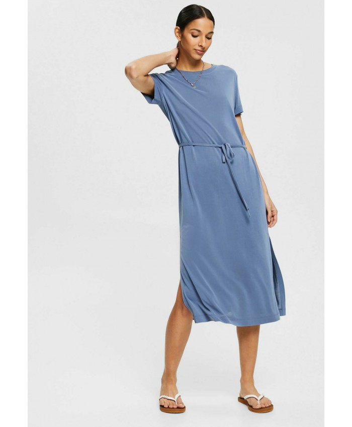 Ladies Skirt Series Jersey Dresses | Esprit CUPRO - Jersey dress - blue lavender/blue ES121C24R-K11