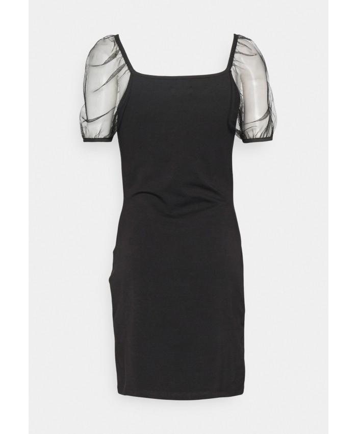 Ladies Skirt Series Jersey Dresses | Even&Odd Petite Jersey dress - black EVF21C02W-Q11
