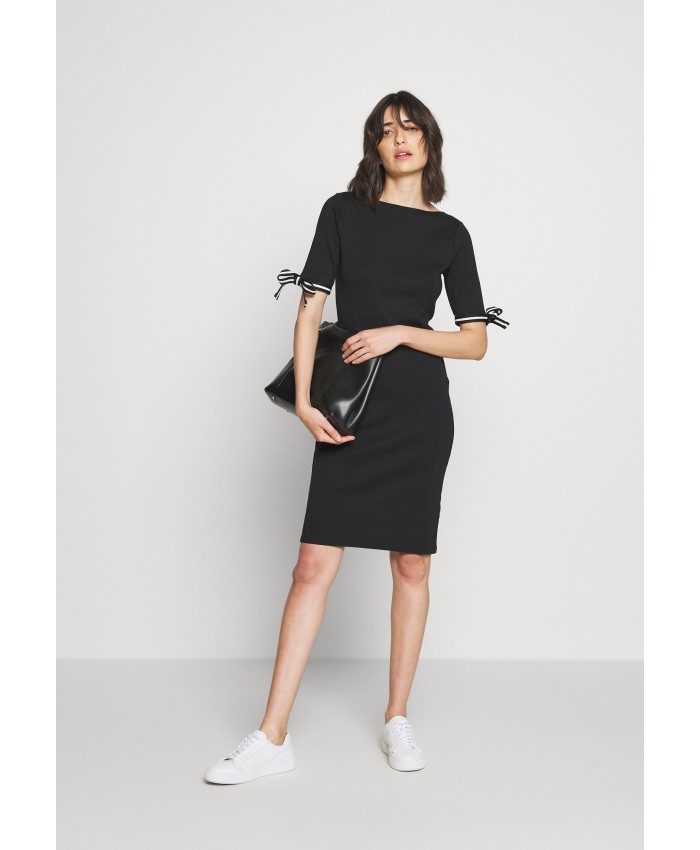 <b>Notice</b>: Undefined index: alt_image in <b>/www/wwwroot/web483c.com/vqmod/vqcache/vq2-catalog_view_theme_micrafixedblue_template_product_category.tpl</b> on line <b>242</b>Ladies Skirt Series Jersey Dresses | Lauren Ralph Lauren COTTON BOATNECK DRESS - Shift dress - black L4221C0Y9-Q11
