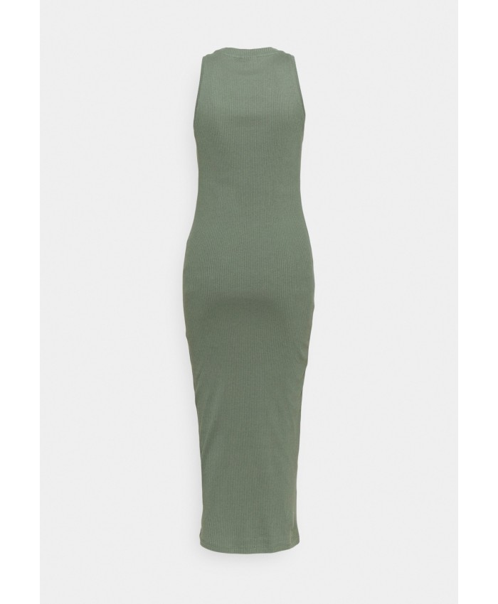 Ladies Skirt Series Jersey Dresses | Vero Moda Tall VMLAVENDER CALF DRESS - Jersey dress - laurel wreath/green VEB21C08L-N11