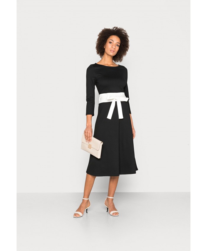 Ladies Skirt Series Work Dresses | Anna Field Shift dress - black / white/black AN621C1QH-Q11