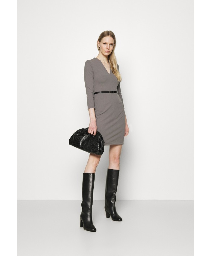 Ladies Skirt Series Work Dresses | Anna Field Shift dress - mottled dark grey AN621C1KK-C11