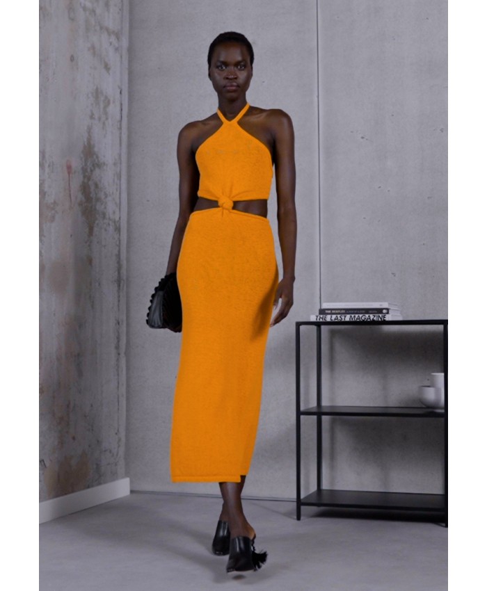 Ladies Skirt Series Work Dresses | Cult Gaia CAMERON - Jumper dress - marigold/orange CUI21C00R-F11