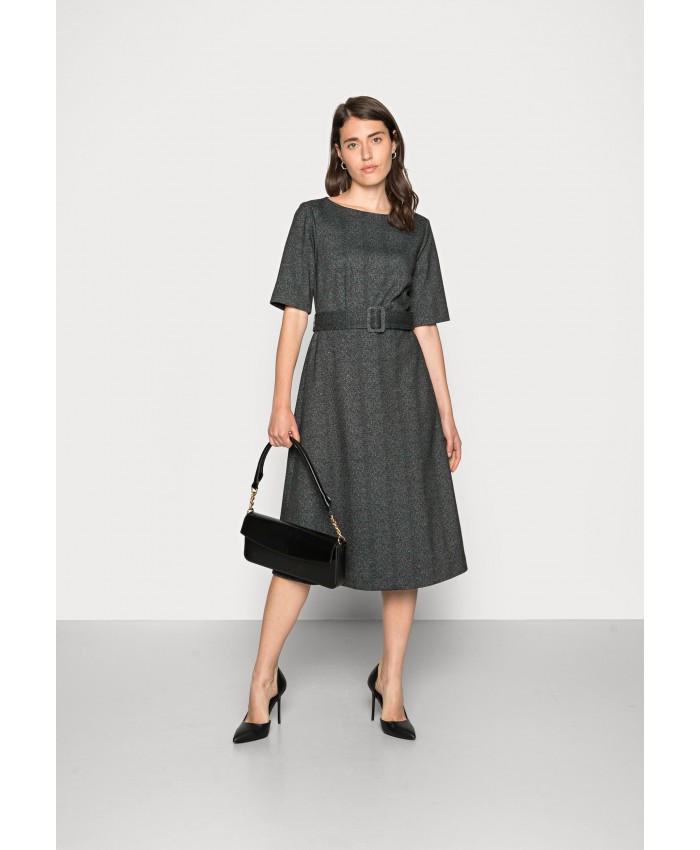 Ladies Skirt Series Work Dresses | Esprit Collection DRESSES WOVEN - Shift dress - black ES421C1H5-Q11