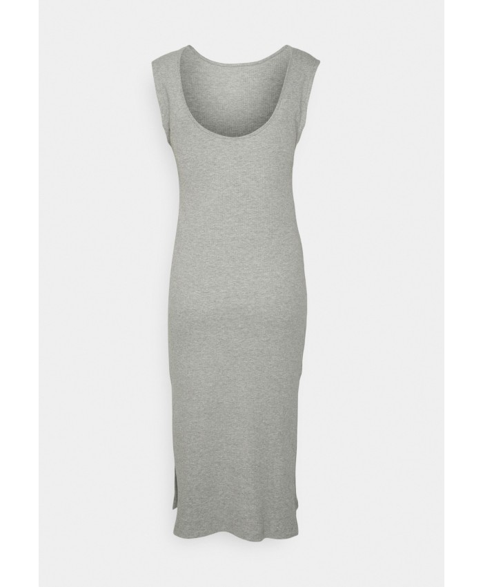 Ladies Skirt Series Work Dresses | Noisy May Tall NMRIBA DRESS - Shift dress - light grey melange/light grey NOB21C02M-C11
