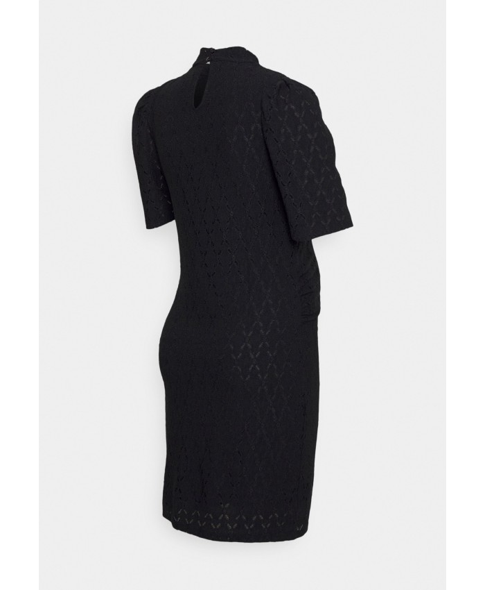 Ladies Skirt Series Work Dresses | Pieces Maternity PMCHRISTY NEW DRESS - Jersey dress - black PIV29F03L-Q11