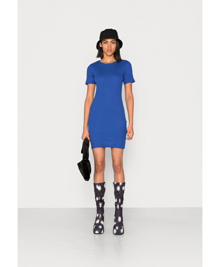 Ladies Skirt Series Work Dresses | Pieces PCOVENA TEE DRESS - Jersey dress - mazarine blue/royal blue PE321C150-K11