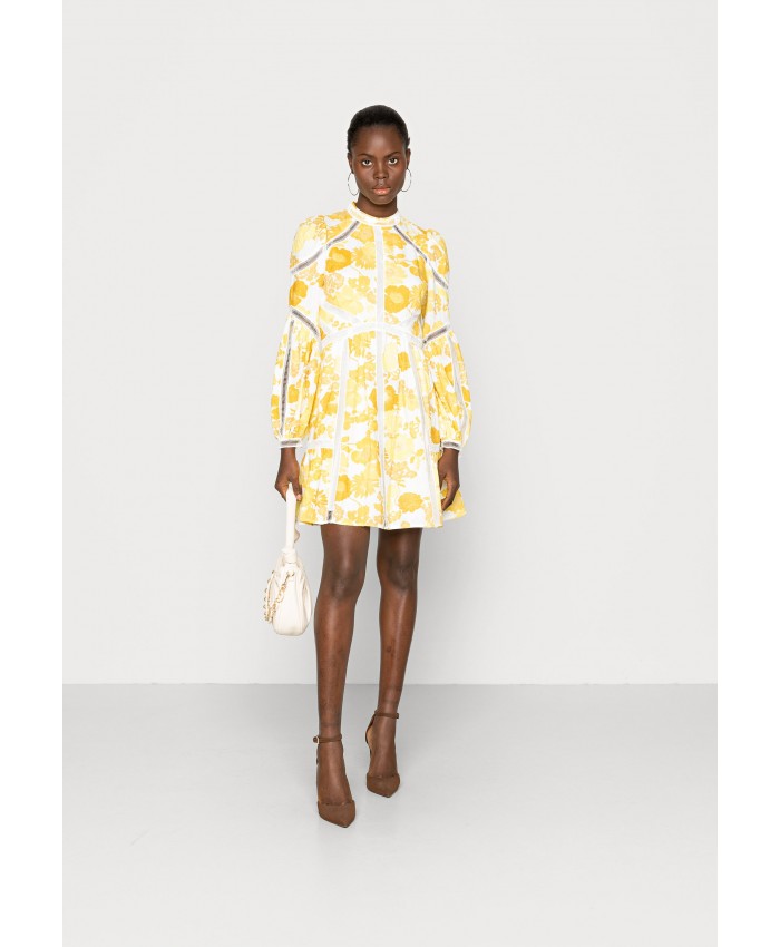 Ladies Skirt Series Casual Dresses | Ted Baker CORNILA - Day dress - yellow TE421C0LP-E11