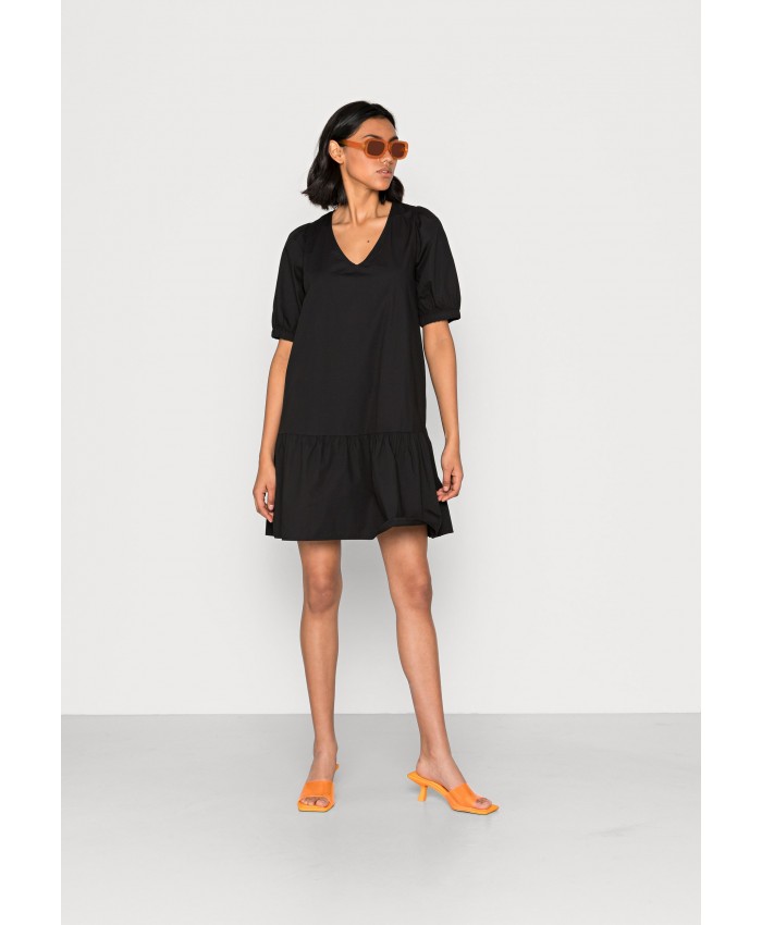 Ladies Skirt Series Casual Dresses | Vero Moda VMJARLOTTE SHORT - Day dress - black VE121C38F-Q11
