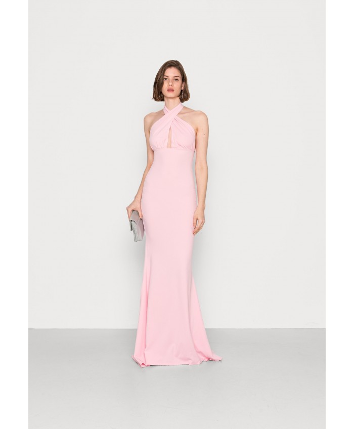 Ladies Skirt Series Occasion Dresses | Missguided BRIDESMAID CREPE HALTERNECK DRESS - Occasion wear - pinkaboo/light pink M0Q21C25E-J11