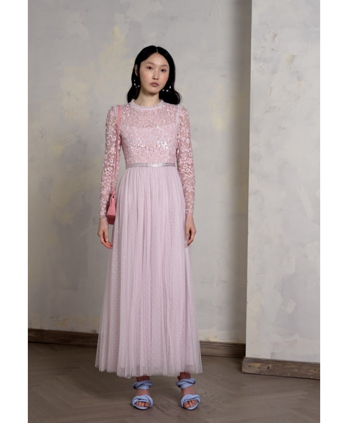 Ladies Skirt Series Occasion Dresses | Needle & Thread AMALIE LONG SLEEVE BODICE ANKLE GOWN - Occasion wear - wisteria/pink NT521C0H0-J11