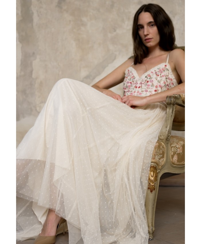 Ladies Skirt Series Occasion Dresses | Needle & Thread ELSIE CAMI DRESS - Occasion wear - champagne/off-white NT521C0EY-A11