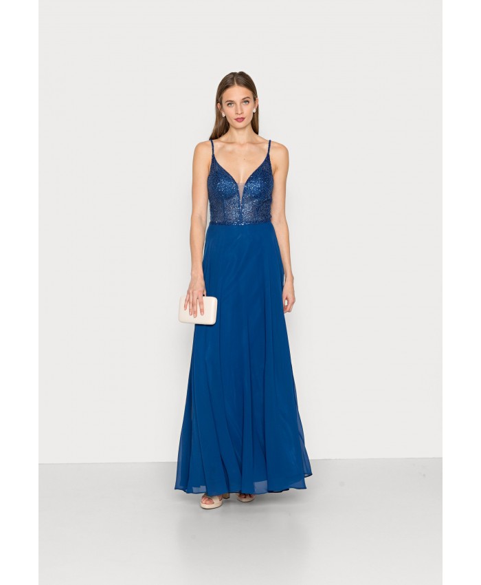 Ladies Skirt Series Occasion Dresses | Swing EVENING DRESS - Occasion wear - majorelle blue/blue SG721C0M0-K11