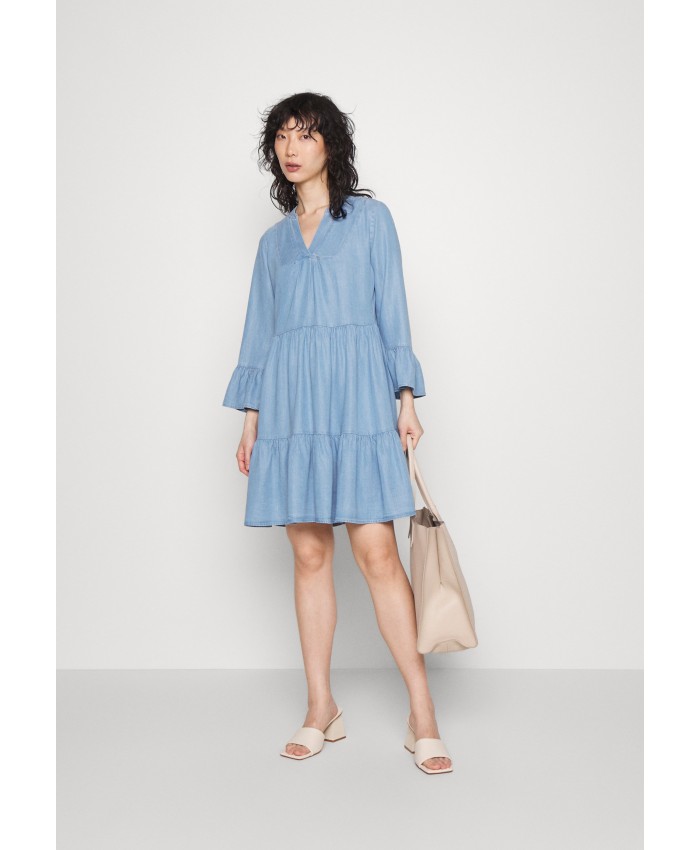 Ladies Skirt Series Denim Dresses | Mavi DRESS - Denim dress - light indigo/light-blue denim MA621C03X-K11