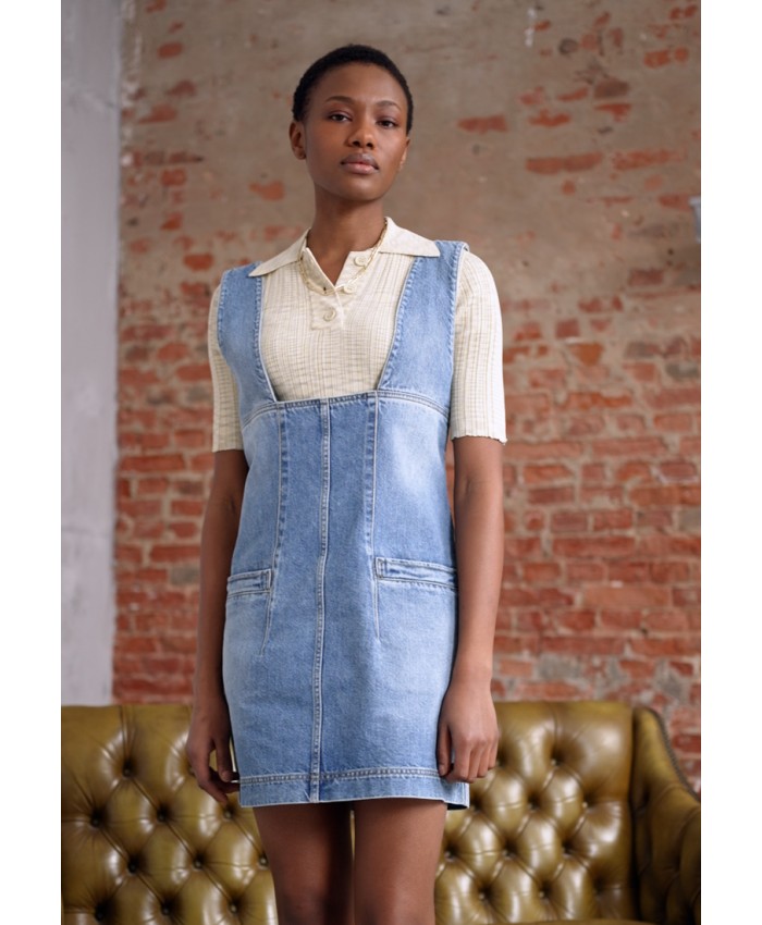 Ladies Skirt Series Denim Dresses | Philosophy di Lorenzo Serafini Denim dress - blue PHH21C00O-K11