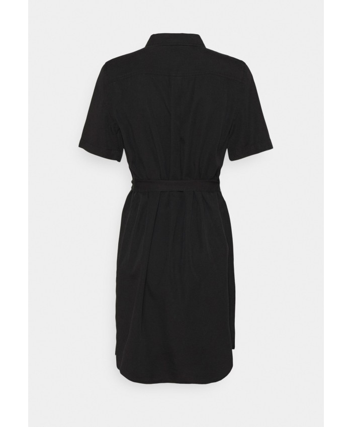Ladies Skirt Series Denim Dresses | Vero Moda VMSILJA SS - Denim dress - black/black denim VE121C2PN-Q11