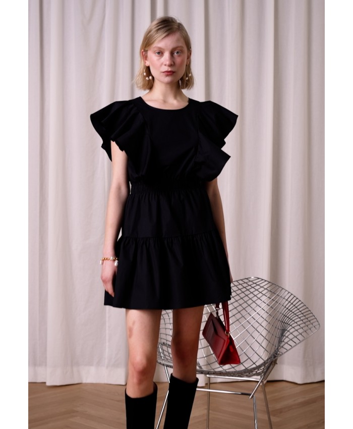 Ladies Skirt Series Evening Dresses | DESIGNERS REMIX CELIA SHORT DRESS - Cocktail dress / Party dress - black DEA21C051-Q11