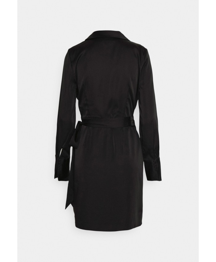 Ladies Skirt Series Evening Dresses | Guess ADAIR WRAP DRESS - Cocktail dress / Party dress - jet black/black GU121C132-Q11
