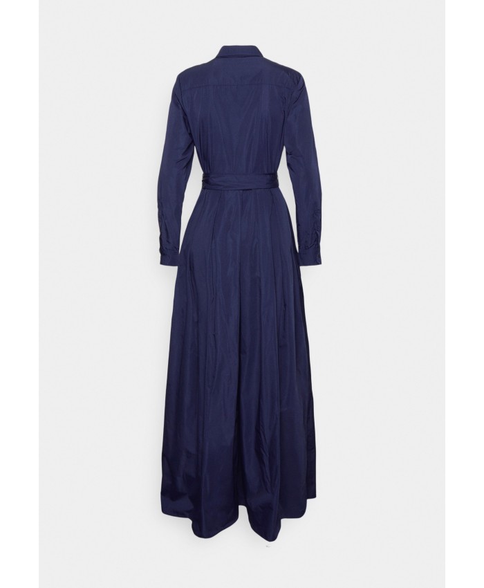 Ladies Skirt Series Maxi Dresses | Lauren Ralph Lauren LONG-SLEEVE TAFFETA GOWN - Maxi dress - french navy/dark blue L4221C1DD-K11