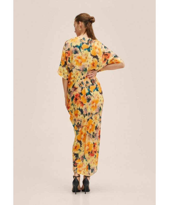 Ladies Skirt Series Maxi Dresses | Mango SNAKE A - Maxi dress - orange/multi-coloured M9121C5NY-T11