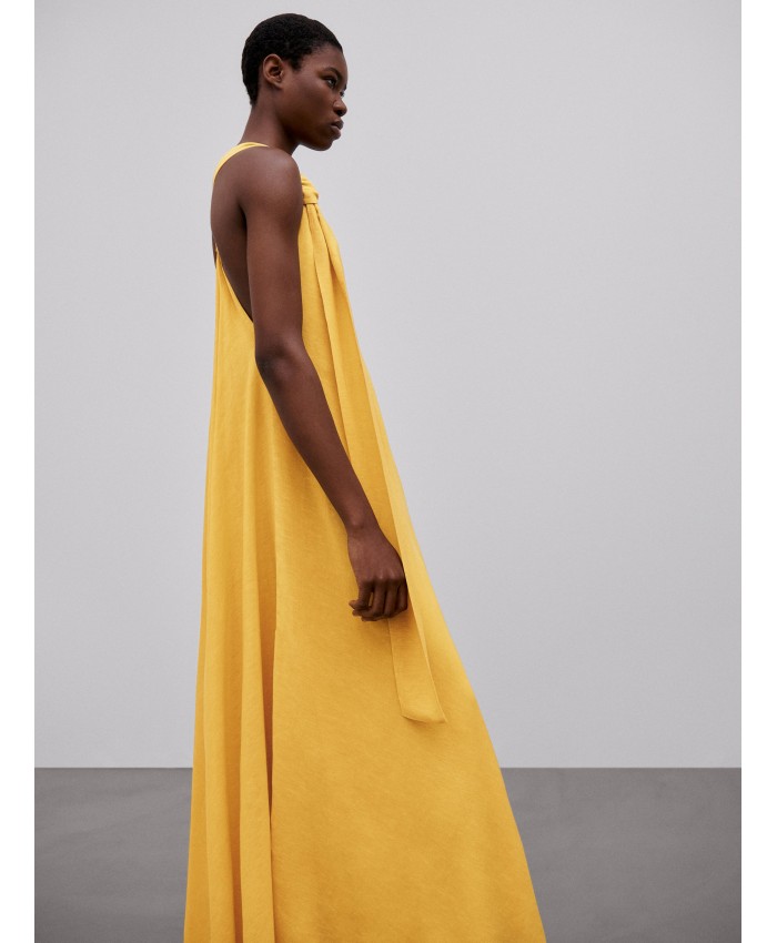 Ladies Skirt Series Maxi Dresses | Massimo Dutti LIMITED EDITION - Maxi dress - yellow M3I21C0KM-E11
