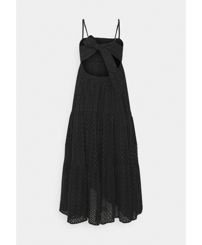 Ladies Skirt Series Maxi Dresses | Seafolly BEACH EDIT BRODERIE ANGLAISE TIERED - Beach accessory - black S1981H063-Q11