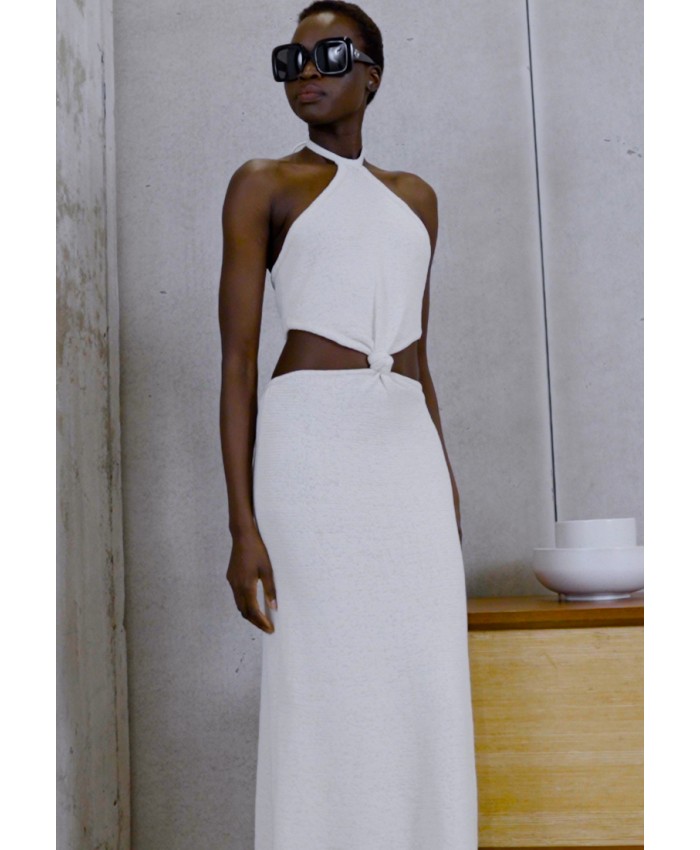 Ladies Skirt Series Knitted Dresses | Cult Gaia CAMERON - Jumper dress - off-white CUI21C00R-A11