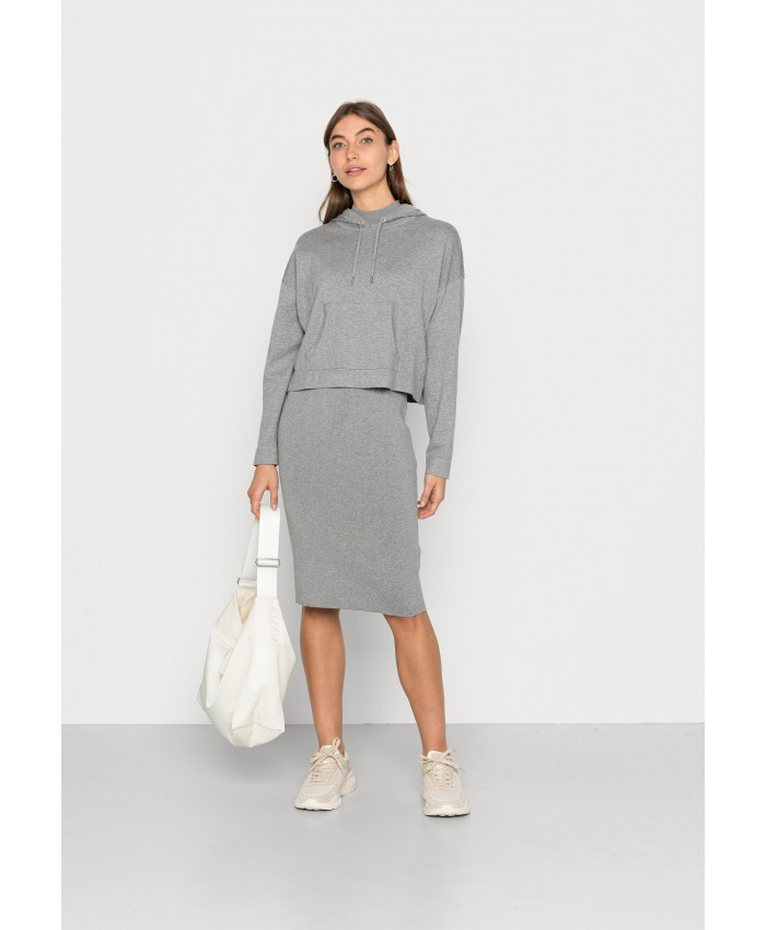 Ladies Skirt Series Knitted Dresses | edc by Esprit Jumper dress - medium grey/grey ED121C0WJ-C11