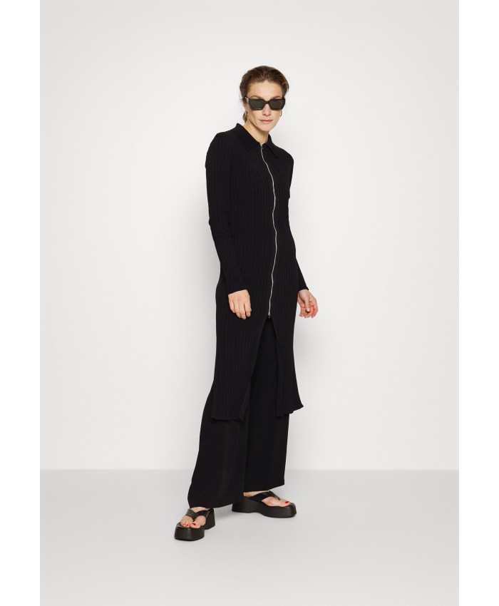 Ladies Skirt Series Knitted Dresses | Hope Jumper dress - black H4221C01P-Q11