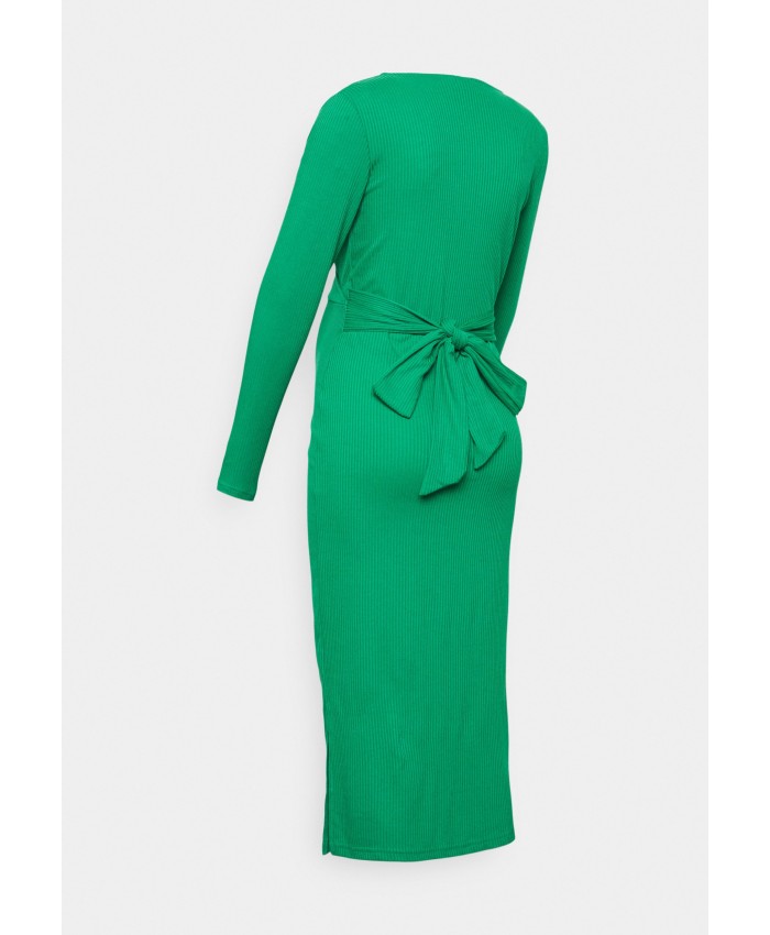 Ladies Skirt Series Knitted Dresses | MAMALICIOUS NURSING DRESS - Jumper dress - bosphorus/green M6429F0XV-M11