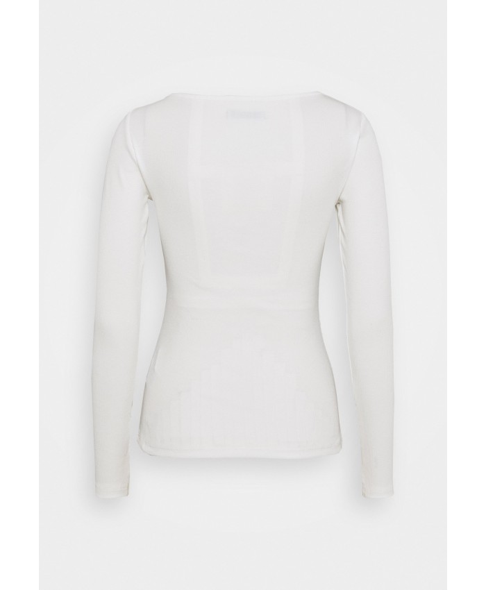 Ladies Top Series T-shirts | Anna Field Long sleeved top - white AN621D0YD-A11