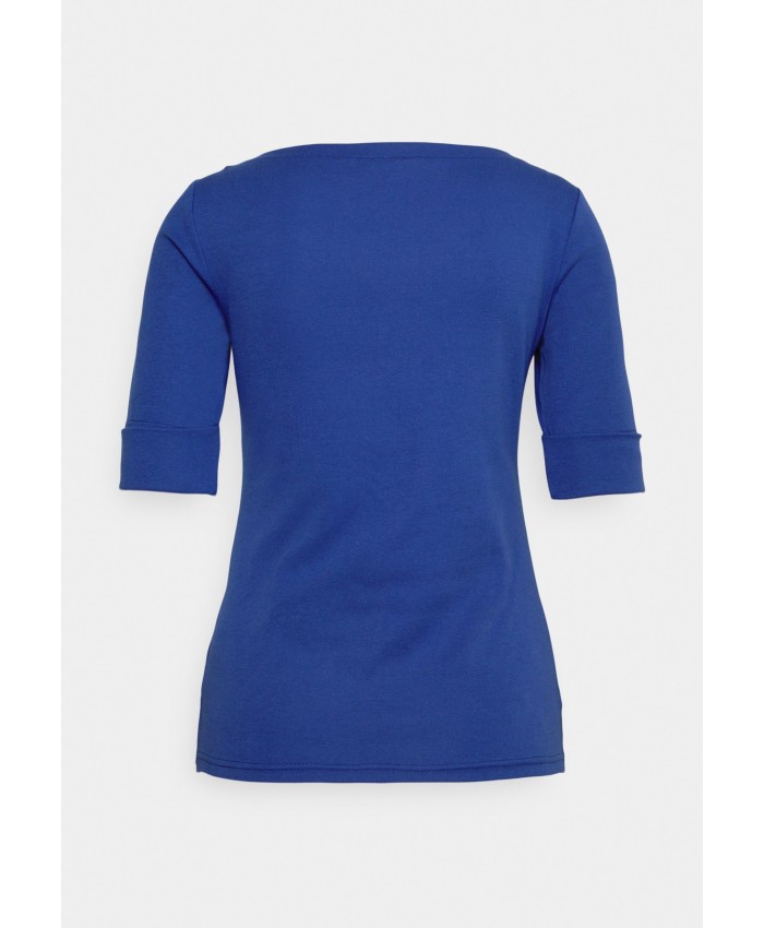 Ladies Top Series T-shirts | Lauren Ralph Lauren JUDY ELBOW SLEEVE - Basic T-shirt - soft sapphire/blue L4221D09M-K28