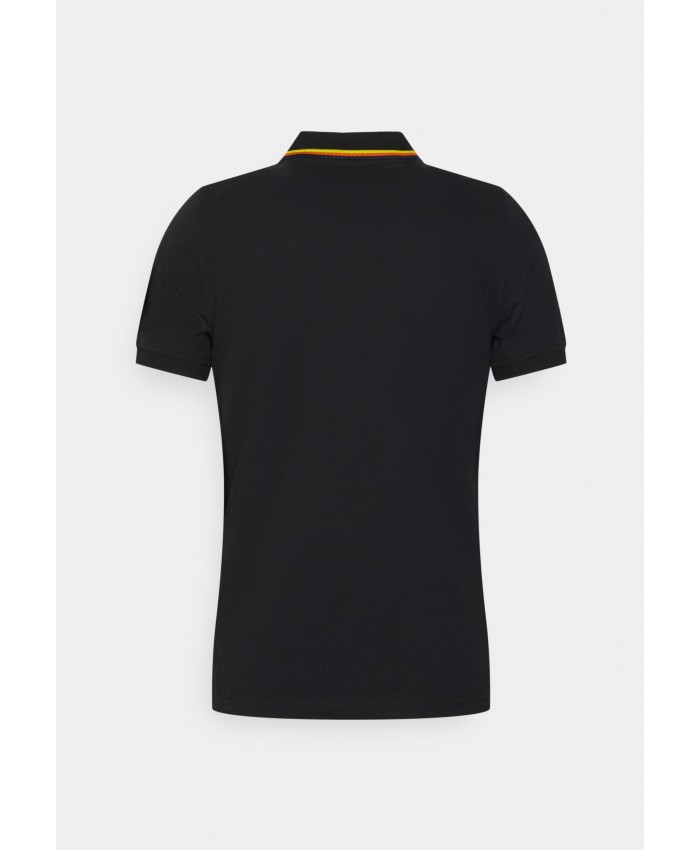 Ladies Top Series Polo Shirts | K-Way JUDE STRIPES UNISEX - Polo shirt - black pure/black KW121000Y-Q11