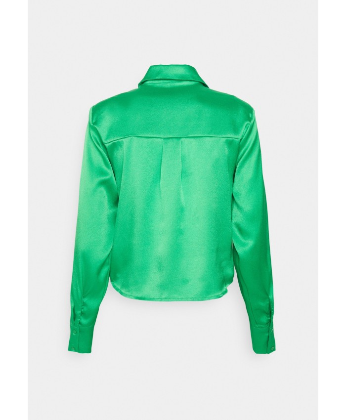 Ladies Top Series Shirts | Vero Moda VMALASKAZEBRA SHOULDER - Button-down blouse - island green/green VE121E2XZ-M11
