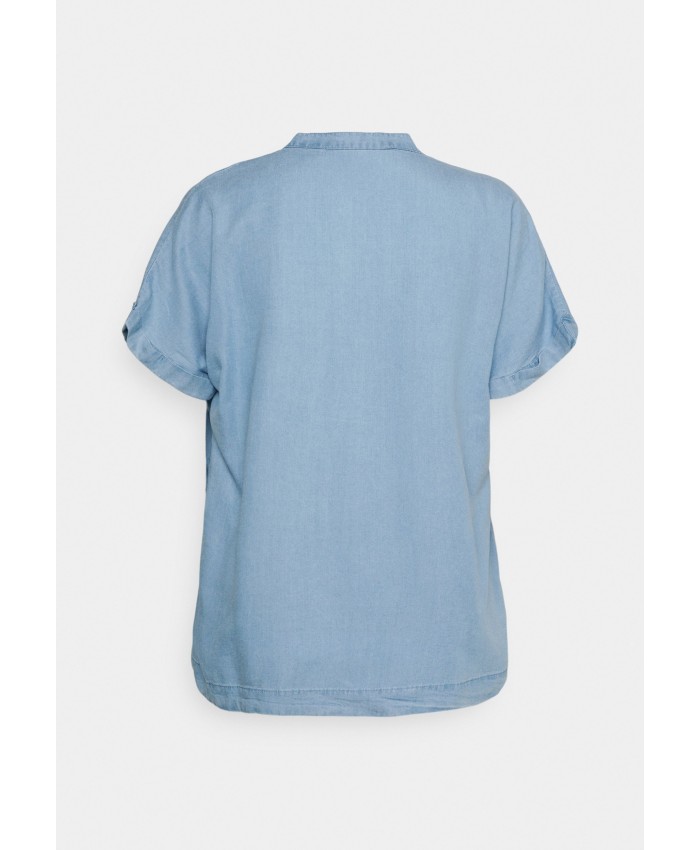 Ladies Top Series Blouses | Vero Moda Tall VMLILIANA - Basic T-shirt - light blue denim/light blue VEB21E0A5-K11
